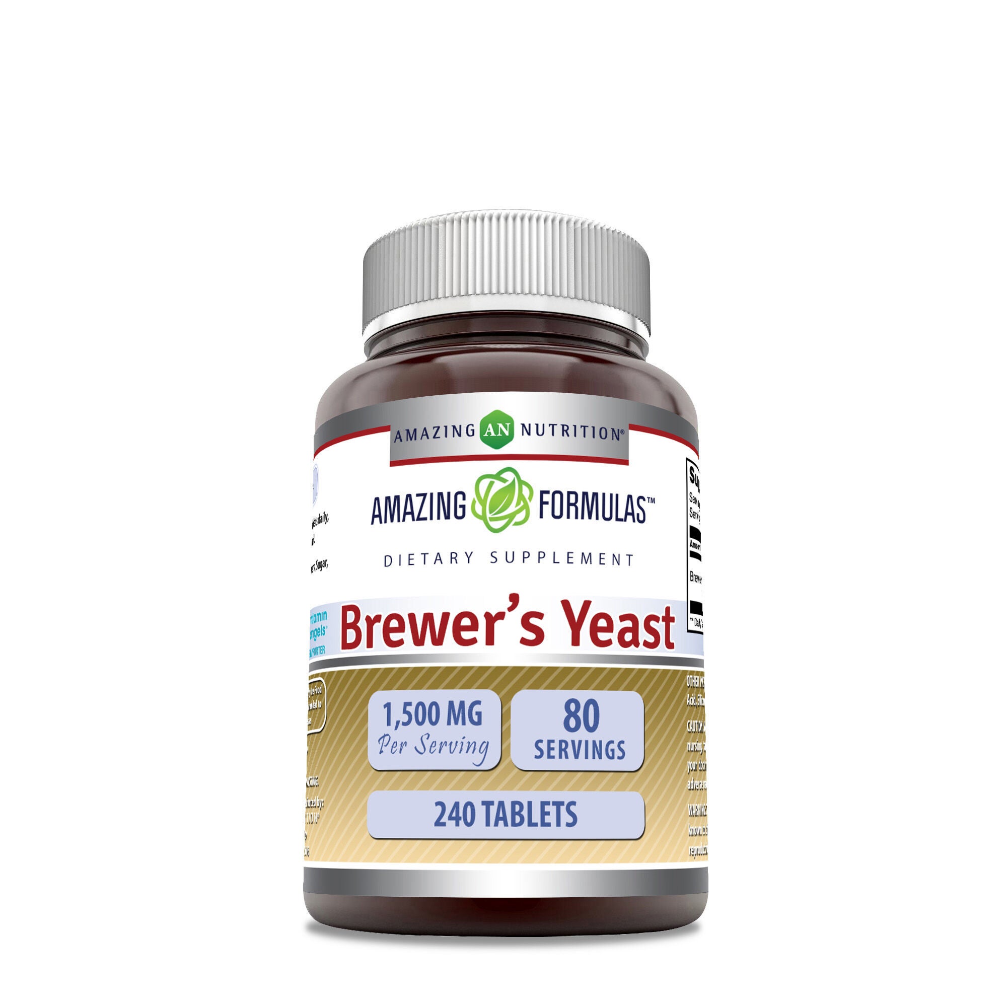 Brewer's Yeast - 240 Tablets (80 Servings)  | GNC